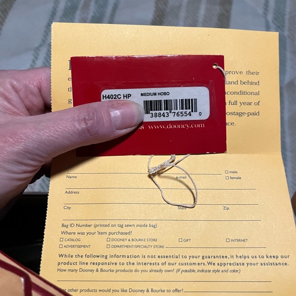 Dooney & Bourke Jacquard Small Hobo Bag - Picture 5 of 5